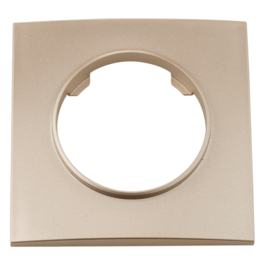 Фотография товара 'Bylectrica Рамка 1-х местная, квадрат серия ПРОВАНС квадрат, ЮЛИГ.735212.493 шампань'