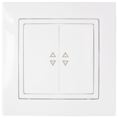 Фотография товара 'Bylectrica Выключатель 2-клавишный СУ проходной, серия УЮТ, С(6+6) 10-870'