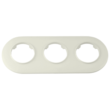 Фотография товара 'Bylectrica Рамка 3-х местная, круг, серия ПРОВАНС круг, ЮЛИГ.735212.501 бежевый'