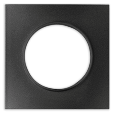 Фотография товара 'Bylectrica Рамка 1-х местная, квадрат серия ПРОВАНС квадрат, ЮЛИГ.735212.493 графит'