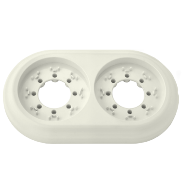 Фотография товара 'Bylectrica Рамка 2-местная, серия РЕТРО, ЮЛИГ.735212.471 бежевый'