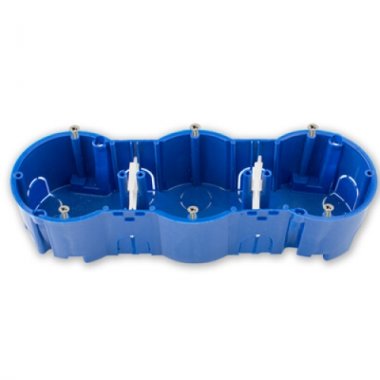 Фотография товара 'Bylectrica Коробка монтажная при скрытой разводке евростандарт с винтами (для бетона и кирпича, 207х66х47,4 мм), КЕ-502 исп.1'