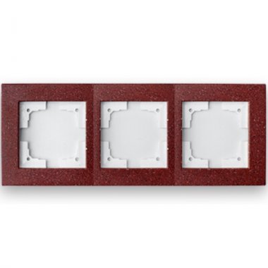 Фотография товара 'Bylectrica Рамка 3-х местная, серия СТИЛЬ-ЭЛИТ, ЮЛИГ.686251.113 агат'