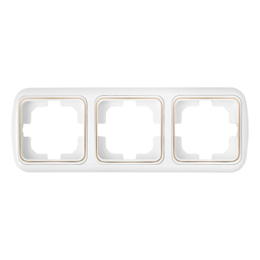 Фотография товара 'Bylectrica Рамка 3-х местная, серия ГАРМОНИЯ ЛЮКС, ЮЛИГ.301252.023 з'