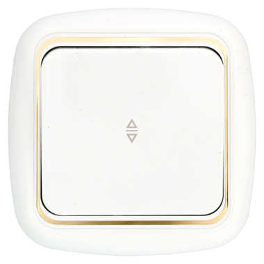 Фотография товара 'Bylectrica Выключатель 1-клавишный, скрытая установка, 6А, перекрестный, серия ГАРМОНИЯ ЛЮКС, С6/2 10-821 з'