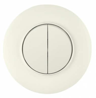 Фотография товара 'Bylectrica Выключатель 2-клавишный СУ, серия ПРОВАНС круг, С510-2402 бежевый'