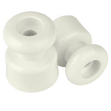 Фотография товара 'Bylectrica Изолятор для витых проводов, большой (уп.10шт.), серия РЕТРО, ЮЛИГ.757522.016 бежевый'