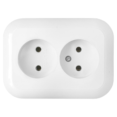 Фотография товара 'Bylectrica Розетка 2-местная СУ, серия ГАРМОНИЯ, РС16-237'