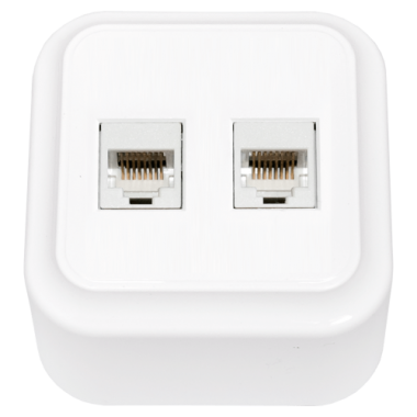 Фотография товара 'Bylectrica Розетка компьютерная 2-х местная, серия ПРАЛЕСКА, РК216-005'