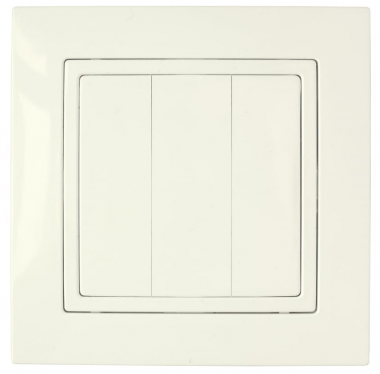 Фотография товара 'Bylectrica Выключатель 3-клавишный СУ, серия УЮТ, С0510-862 бежевый'