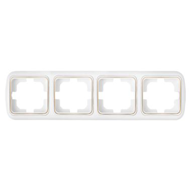Фотография товара 'Bylectrica Рамка 4-х местная, серия ГАРМОНИЯ ЛЮКС, ЮЛИГ.301252.024 з'