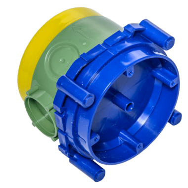 Фотография товара 'Bylectrica Коробка установочная с монтажным основанием для заливки в бетон 82,5х82,5х72,5 мм, К-411'