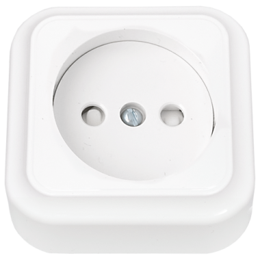 Фотография товара 'Bylectrica Розетка 1-местная ОУ со шторкой, серия ПРАЛЕСКА, РА16-279'