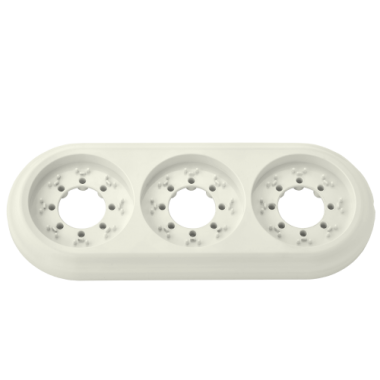 Фотография товара 'Bylectrica Рамка 3-местная, серия РЕТРО, ЮЛИГ.735212.472 бежевый'