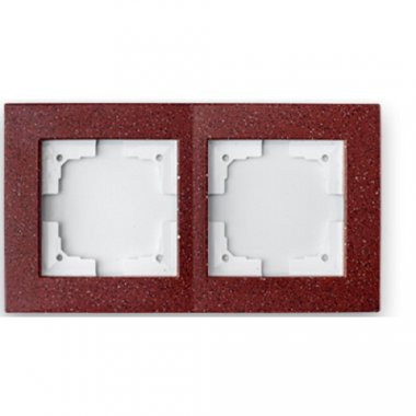 Фотография товара 'Bylectrica Рамка 2-х местная, серия СТИЛЬ-ЭЛИТ, ЮЛИГ.686251.112 агат'