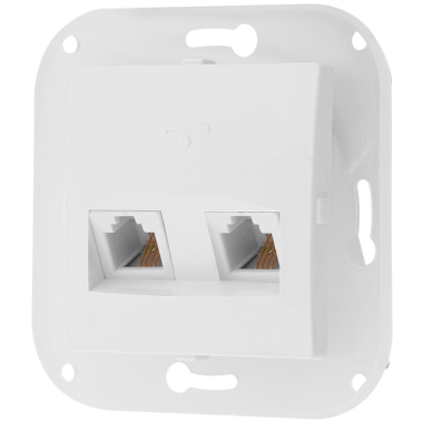 Фотография товара 'Bylectrica Механизм розетки телефонной 2 гнезда, серия УЮТ, ТР24-055'