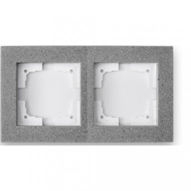 Фотография товара 'Bylectrica Рамка 2-х местная, серия СТИЛЬ-ЭЛИТ, ЮЛИГ.686251.112 муссон'