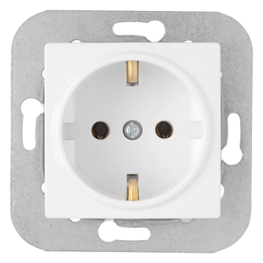Фотография товара 'Bylectrica Механизм розетки с заземляющим контактом, серия УЮТ, РС16-530'