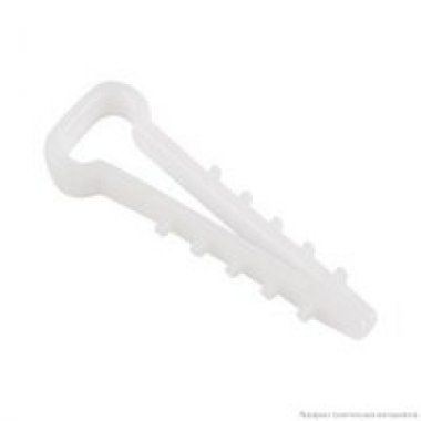 Фотография товара 'Bylectrica Дюбель-хомут для плоского кабеля 8-4,7 мм, ДХП 10х5(100шт.)'