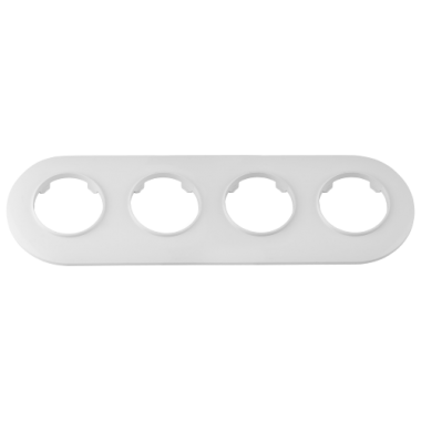 Фотография товара 'Bylectrica Рамка 4-х местная, круг, серия ПРОВАНС круг, ЮЛИГ.735212.503'