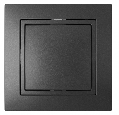 Фотография товара 'Bylectrica Выключатель 1-клавишный СУ, серия УЮТ, С110-860 графит'