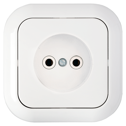 Фотография товара 'Bylectrica Розетка 1-местная СУ без заземляющего контакта, серия ГАРМОНИЯ, РС16-228'