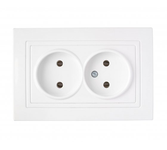 Фотография товара 'Bylectrica Розетка 2-местная СУ, серия УЮТ, РС16-343'