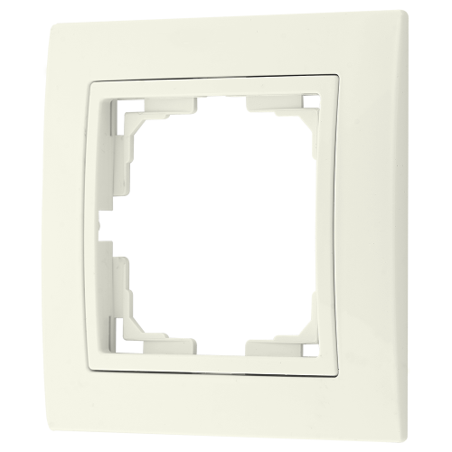 Фотография товара 'Bylectrica Рамка 1-х местная (с несъемной декор. вставкой), серия УЮТ, ЮЛИГ.735212.275-40бежевый'