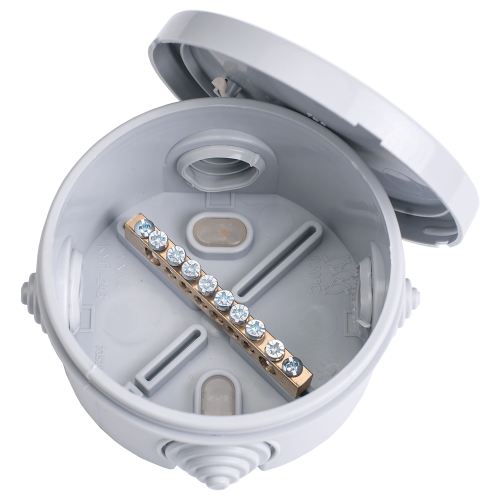 Фотография товара 'Bylectrica Коробка для разводки проводов системы уравнивания потенциалов (4 ввода) IP56, КУП-243'