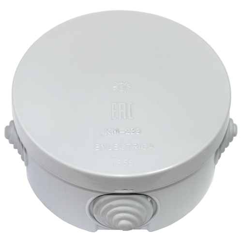 Фотография товара 'Bylectrica Коробка монтажная при открытой разводке IP55, КМ-233'