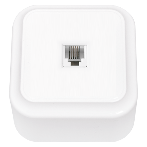 Фотография товара 'Bylectrica Розетка телефонная 4-х контактная, серия ПРАЛЕСКА, ТР4-017'