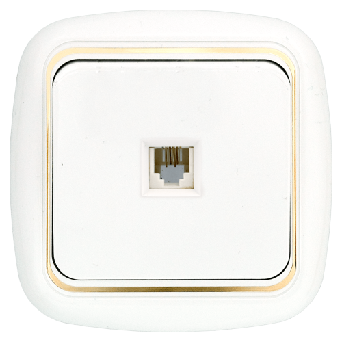 Фотография товара 'Bylectrica Розетка телефонная, серия ГАРМОНИЯ ЛЮКС, ТР4-023 з'