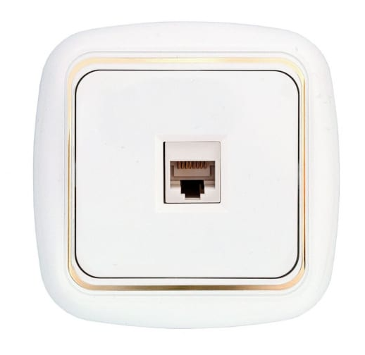 Фотография товара 'Bylectrica Розетка компьютерная, серия ГАРМОНИЯ ЛЮКС, РК18-001 з'