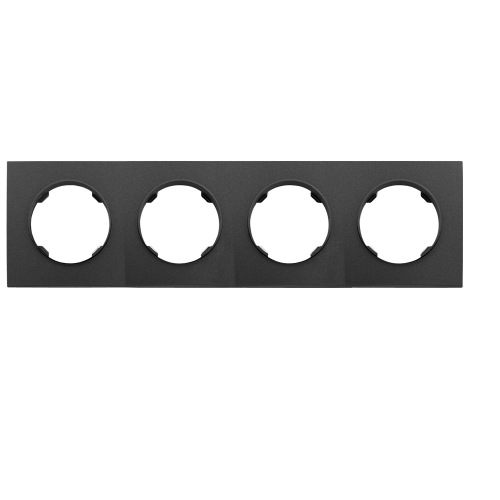 Фотография товара 'Bylectrica Рамка 4-х местная, квадрат серия ПРОВАНС квадрат, ЮЛИГ.735212.502 графит'