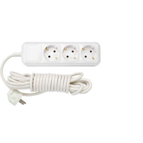 Фотография товара 'Bylectrica Удлинитель 3-местный с заземляющим контактом 3700 Вт, У16-321 3.5м'