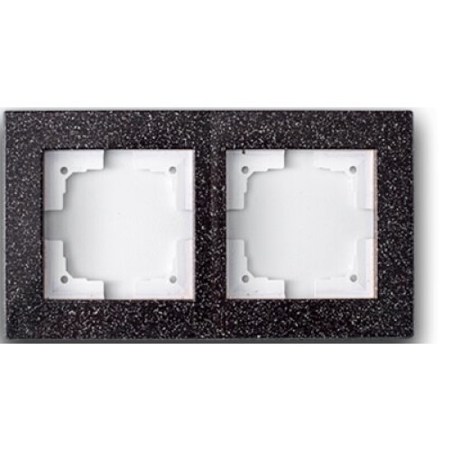 Фотография товара 'Bylectrica Рамка 2-х местная, серия СТИЛЬ-ЭЛИТ, ЮЛИГ.686251.112 грильяж'