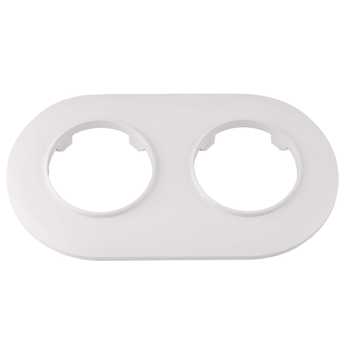 Фотография товара 'Bylectrica Рамка 2-х местная, круг, серия ПРОВАНС круг, ЮЛИГ.735212.499 перламутр'