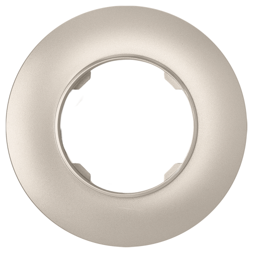 Фотография товара 'Bylectrica Рамка 1-х местная, круг, серия ПРОВАНС круг, ЮЛИГ.735212.494 шампань'