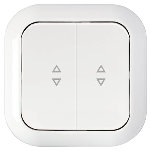 Фотография товара 'Bylectrica Выключатель 2-клавишный СУ проходной, серия ГАРМОНИЯ, С(6+6) 10-849'