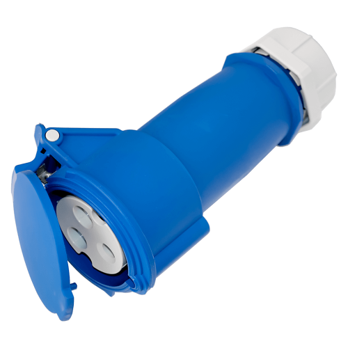 Фотография товара 'Bylectrica Розетка переносная двухполюсная с заземляющим контактом (32 А, IP44), РПП32-923'