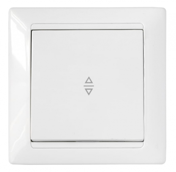 Фотография товара 'Bylectrica Выключатель 1-клавишный СУ проходной IP44, серия СТИЛЬ, С610-879'