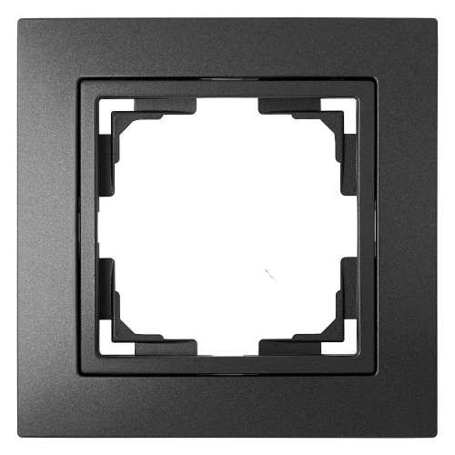 Фотография товара 'Bylectrica Рамка 1-х местная, серия УЮТ, ЮЛИГ.735212.275-40 графит'