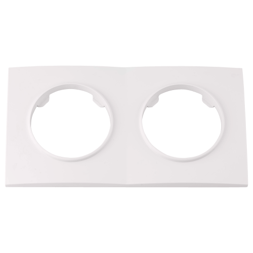 Фотография товара 'Bylectrica Рамка 2-х местная, квадрат серия ПРОВАНС квадрат, ЮЛИГ.735212.498 перламутр'