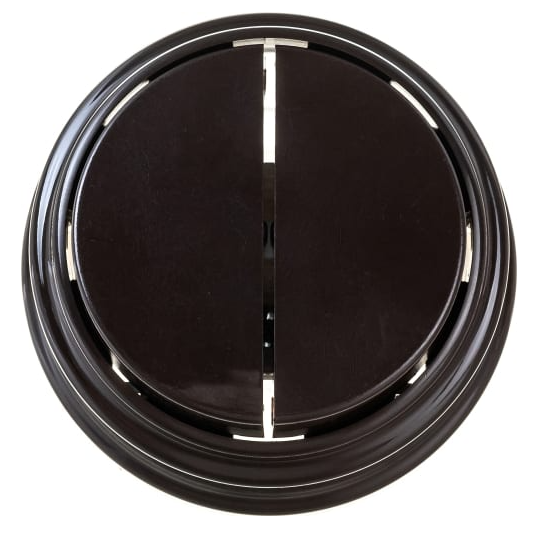 Фотография товара 'Bylectrica Выключатель 2-клавишный (10А) ОУ, серия РЕТРО, А510-2202 шоколад'