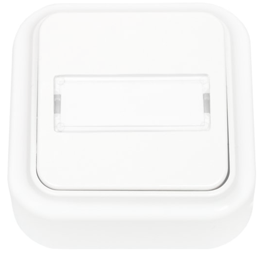 Фотография товара 'Bylectrica Выключатель 1-клавишный ОУ с биркой с самовозвратом, серия ПРАЛЕСКА, А110-742'