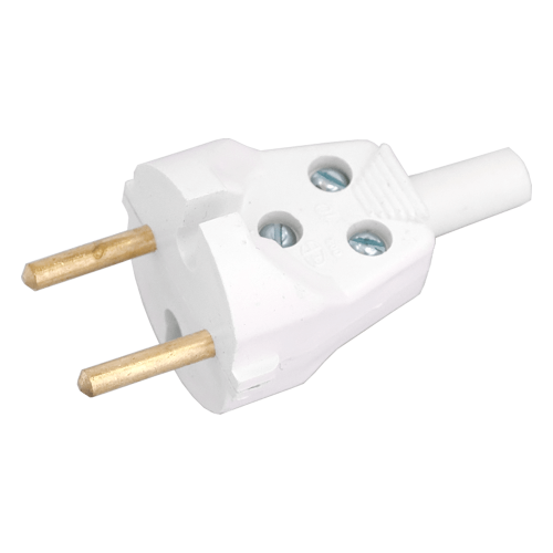 Фотография товара 'Bylectrica Вилка универсальная без заземляющего контакта, 6А, В6-215'