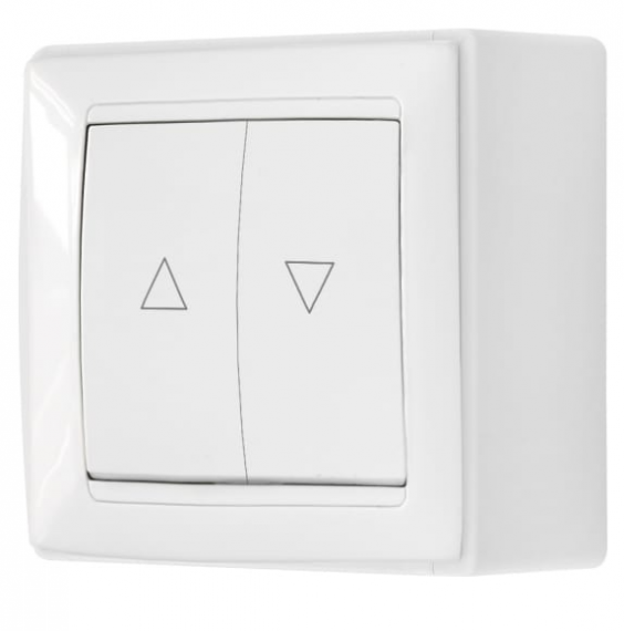 Фотография товара 'Bylectrica Выключатель ОУ с электрической блокировкой для управления системами роллет и жалюзи, А410-891'