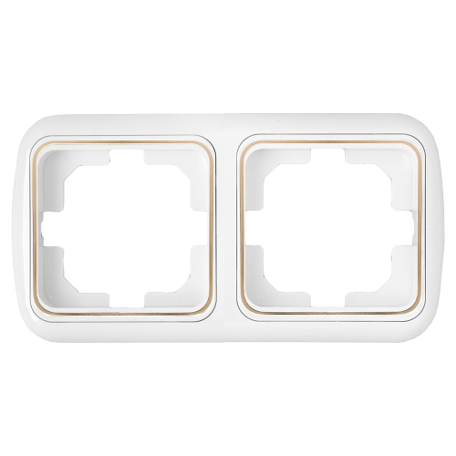 Фотография товара 'Bylectrica Рамка 2-х местная, серия ГАРМОНИЯ ЛЮКС, ЮЛИГ.301252.022 з'