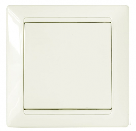 Фотография товара 'Bylectrica Выключатель 1-клавишный СУ IP44, серия СТИЛЬ, С110-827 бежевый'