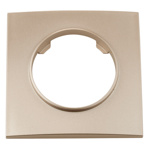 Фотография товара 'Bylectrica Рамка 1-х местная, квадрат серия ПРОВАНС квадрат, ЮЛИГ.735212.493 шампань'